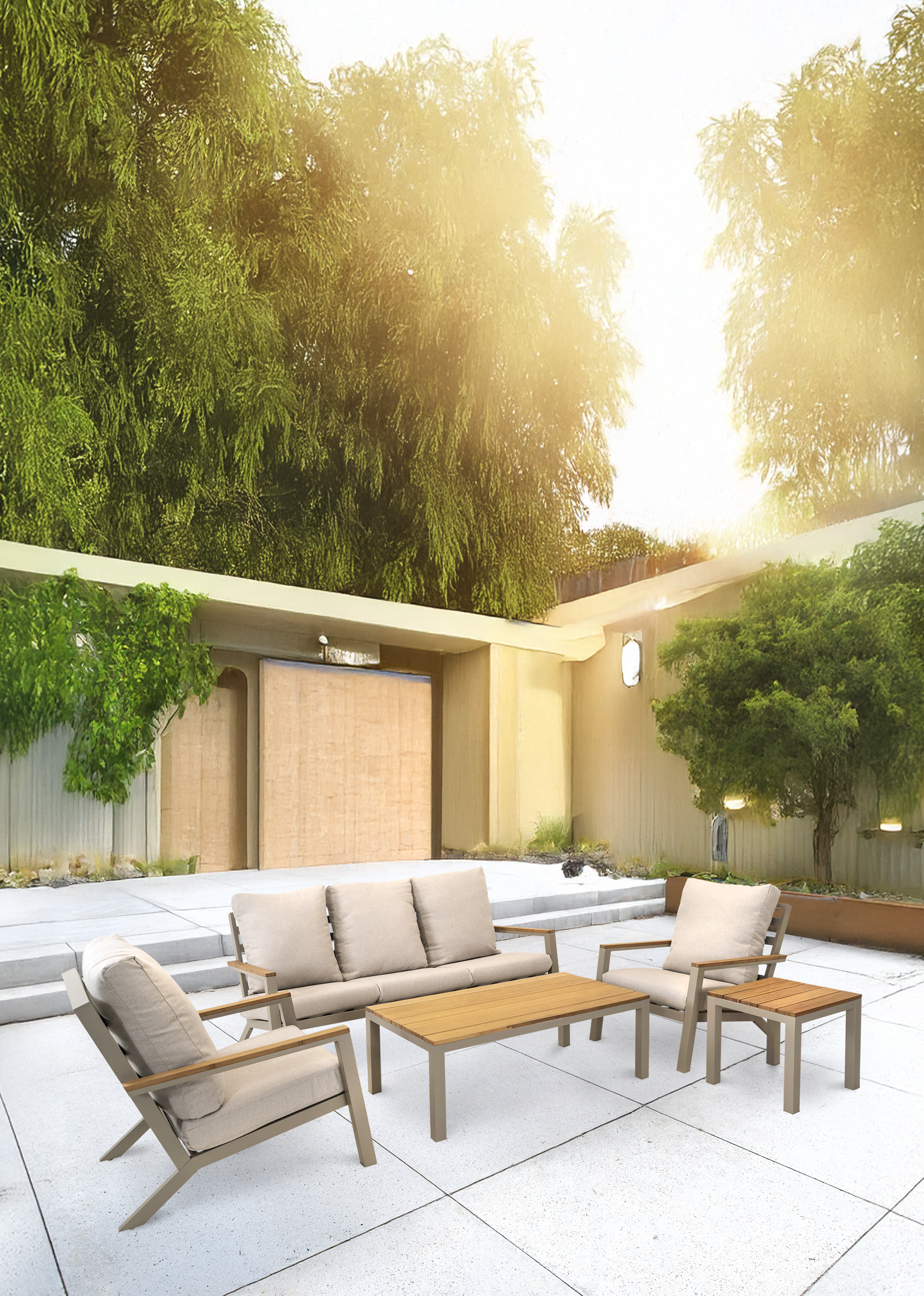 Loungeset Donnan beige